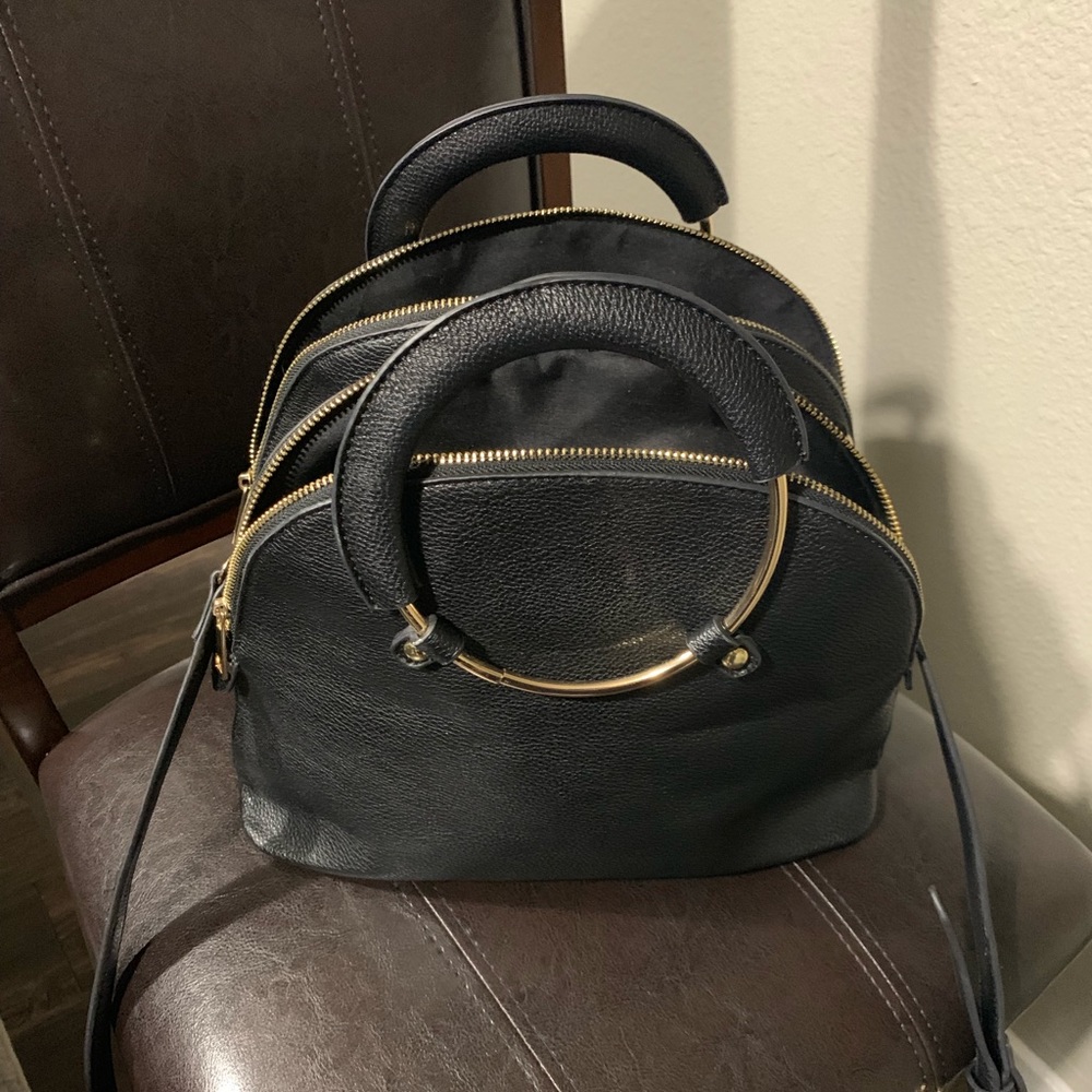 Vieta/ Black Crossbody Bag